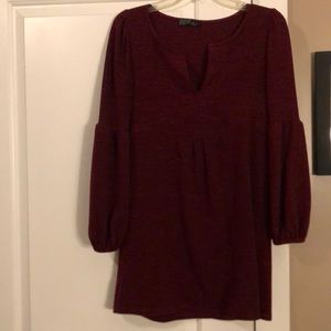 Tunic—burgundy